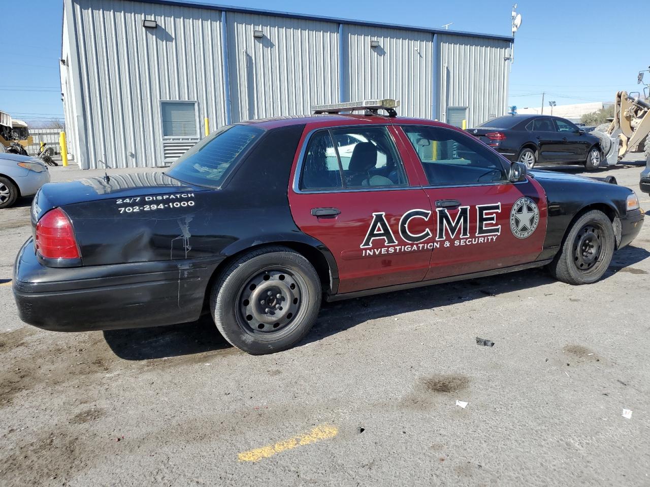 2008 Ford Crown Victoria VIN 2FAHP71V18X129353 Copart auction photo, side damage thumbnail 3