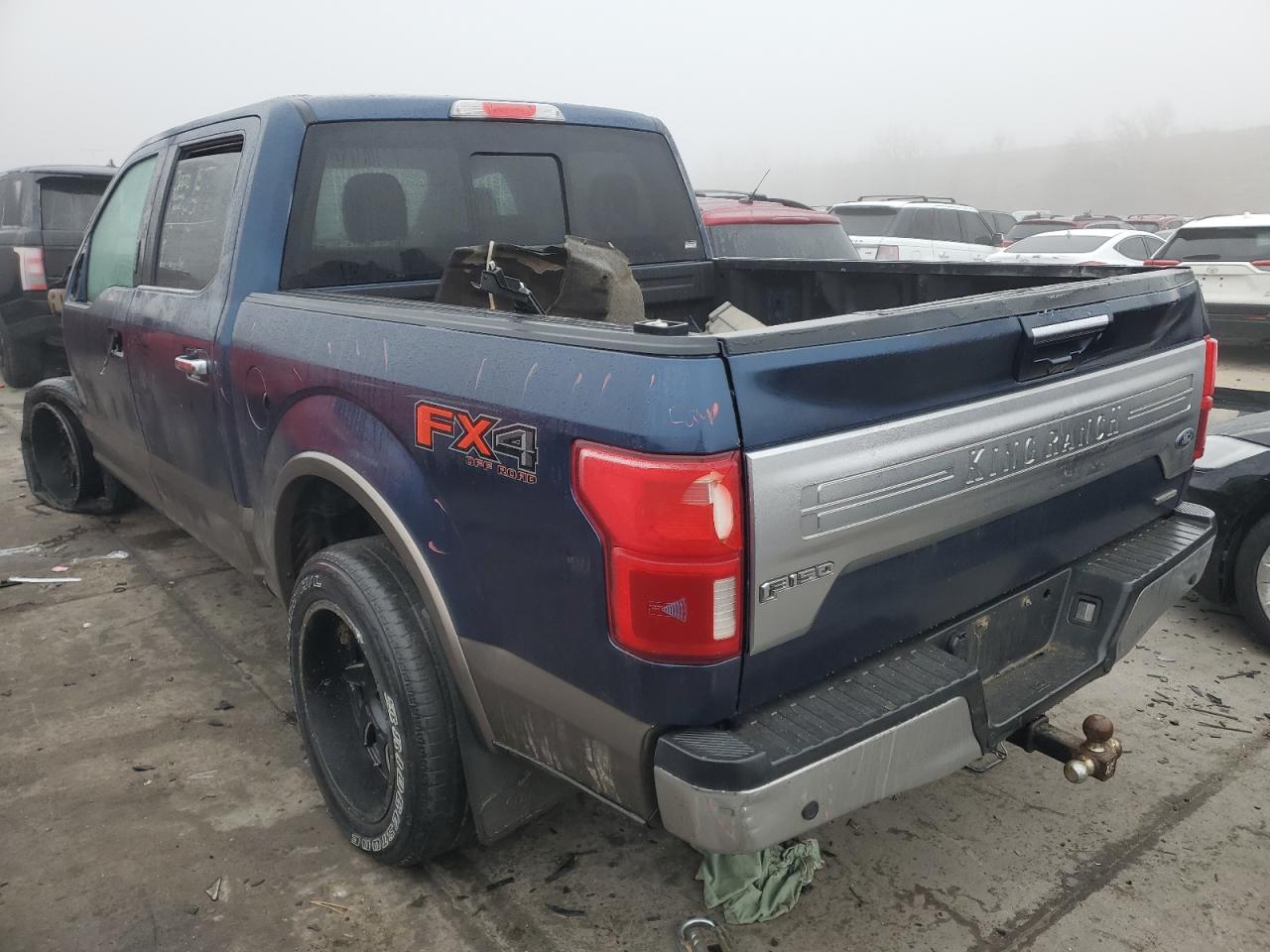 2018 Ford F-150 VIN 1FTEW1EG4JFA95550 Copart auction photo, front end / side damage thumbnail 2