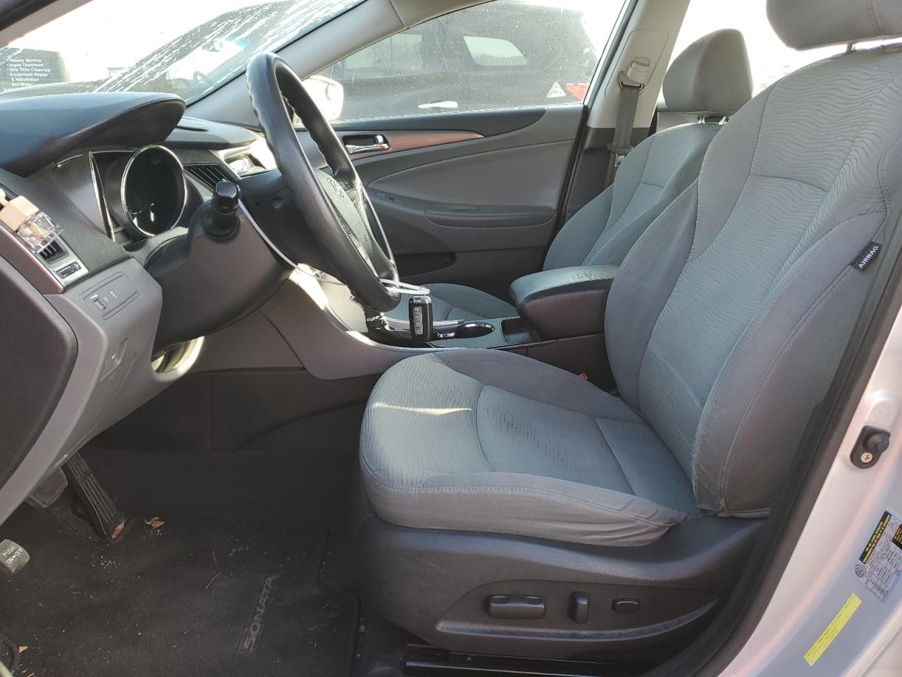 2011 Hyundai Sonata VIN KMHEC4A46BA000650 Copart auction photo, front end damage thumbnail 7