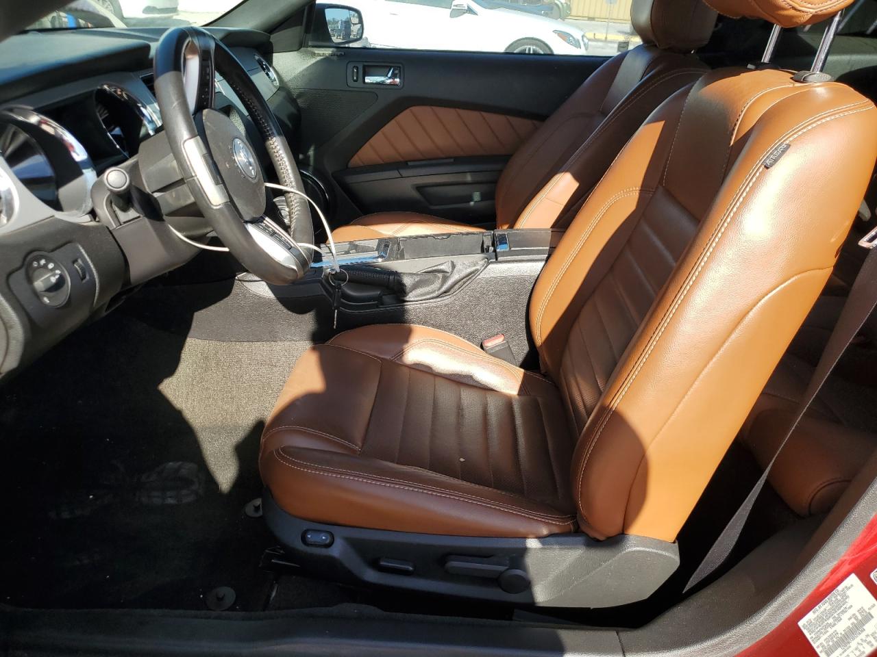 2013 Ford Mustang VIN 1ZVBP8CF3D5256366 Copart auction photo, undercarriage damage thumbnail 7