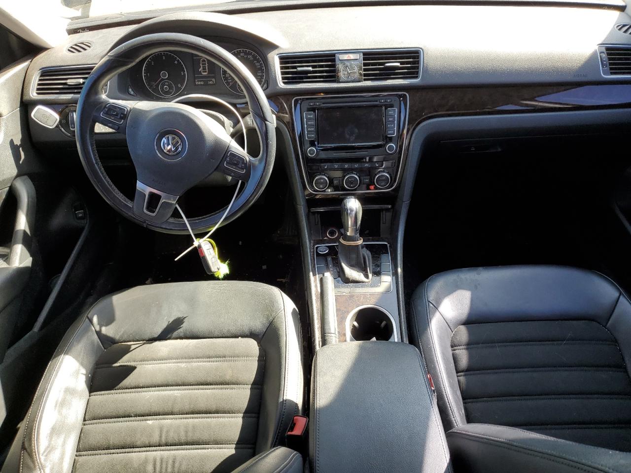 2014 Volkswagen Passat VIN 1VWCN7A3XEC054974 Copart auction photo, front end / undercarriage damage thumbnail 8
