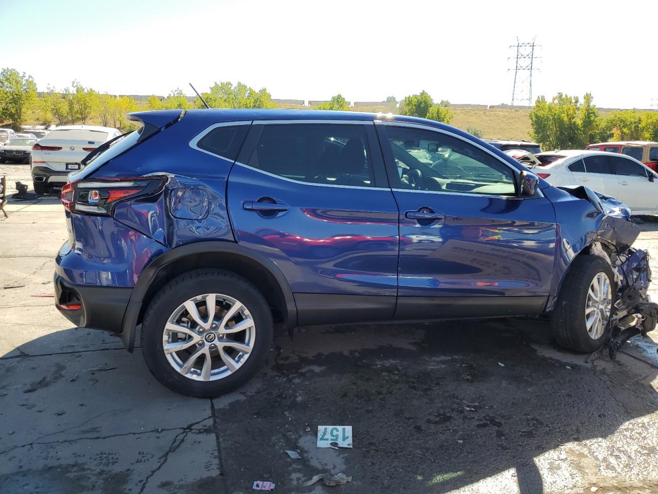 2021 Nissan Rogue VIN JN1BJ1AW7MW425820 Copart auction photo, front end / rear end damage thumbnail 3