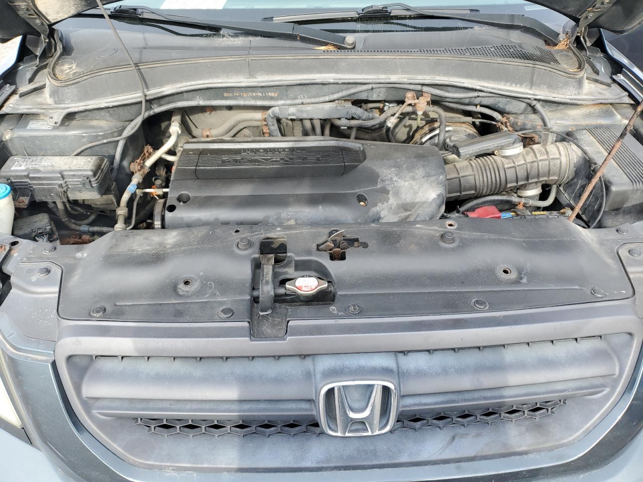 2004 Honda Pilot VIN 2HKYF18644H611609 Copart auction photo, front end damage thumbnail 12
