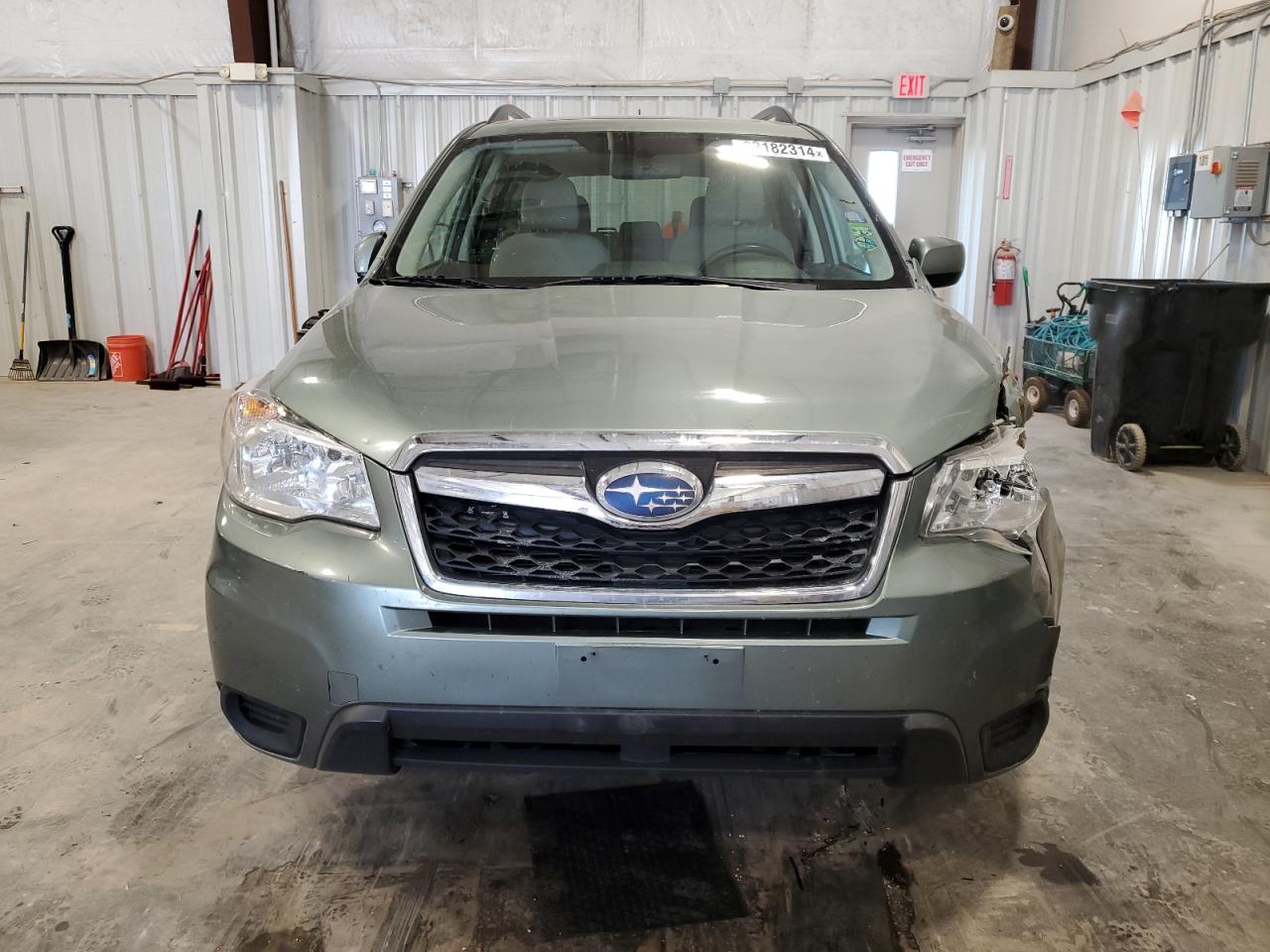 2015 Subaru Forester VIN JF2SJADC0FH824107 Copart auction photo, front end damage thumbnail 5