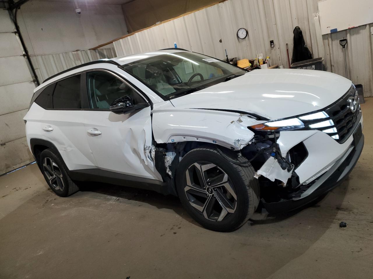2023 Hyundai Tucson VIN 5NMJFCAE2PH224900 Copart auction photo, front end / side damage thumbnail 4