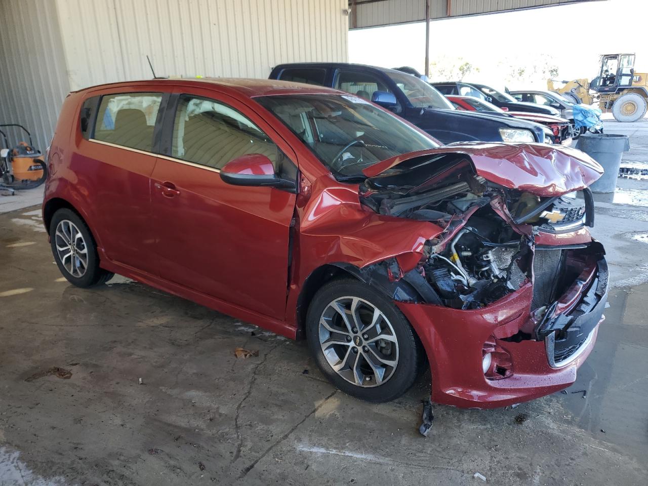 2017 Chevrolet Sonic VIN 1G1JD6SH4H4143240 Copart auction photo, front end damage thumbnail 4