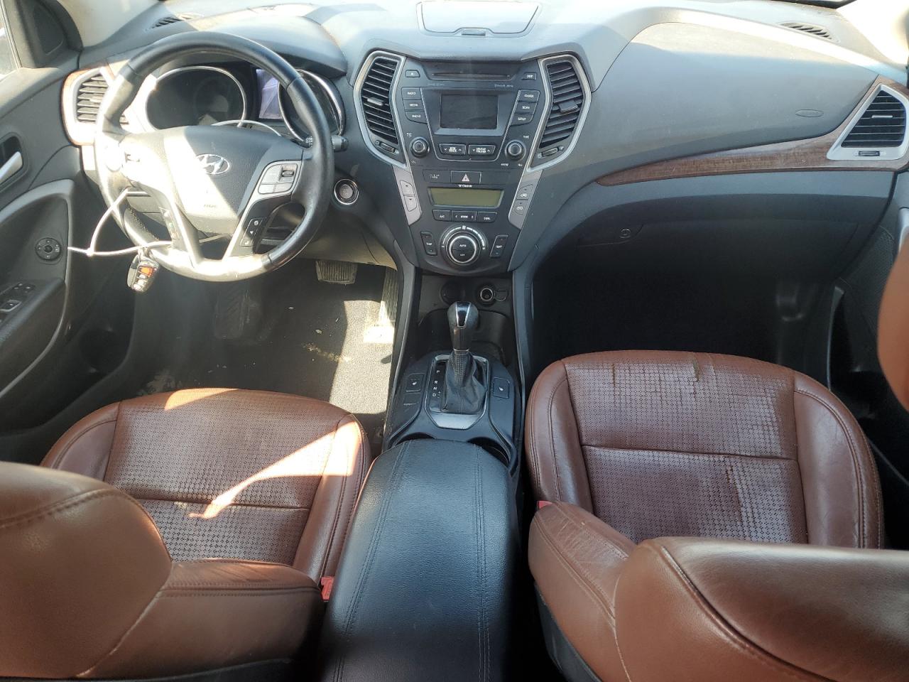 2013 Hyundai Santa Fe VIN 5XYZUDLA6DG025315 Copart auction photo, front end / all over damage thumbnail 8