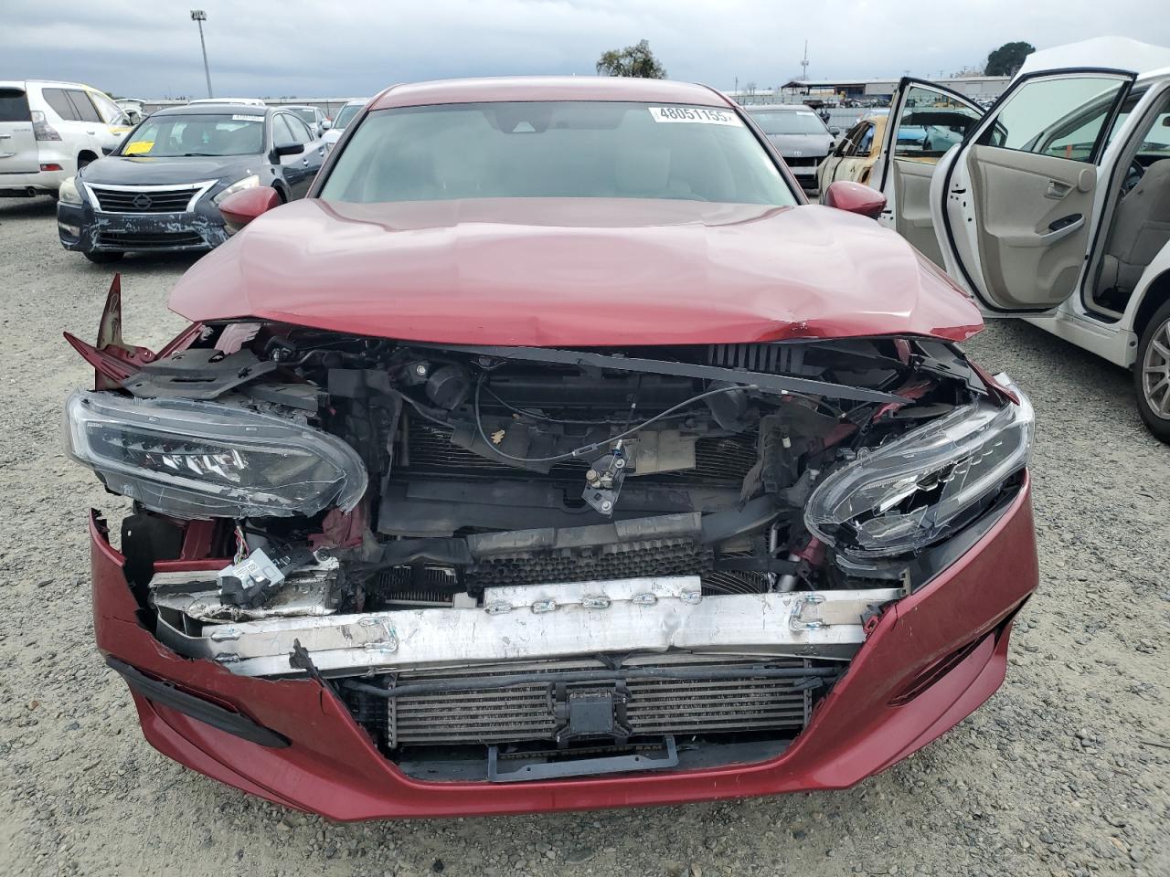 2018 Honda Accord VIN 1HGCV1F16JA210524 Copart auction photo, front end damage thumbnail 5