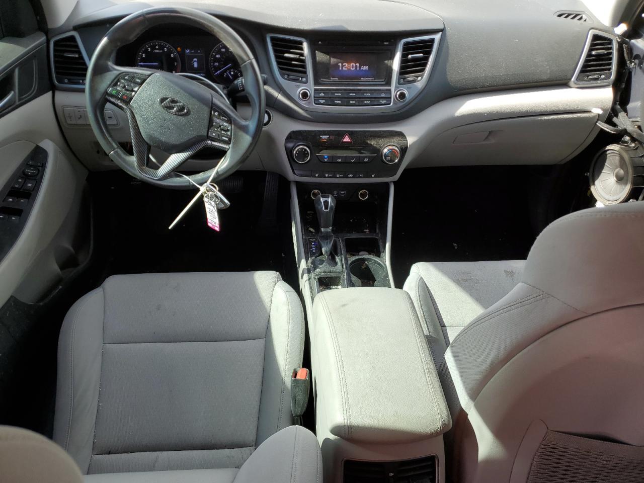 2017 Hyundai Tucson VIN KM8J33A20HU491019 Copart auction photo, front end damage thumbnail 8