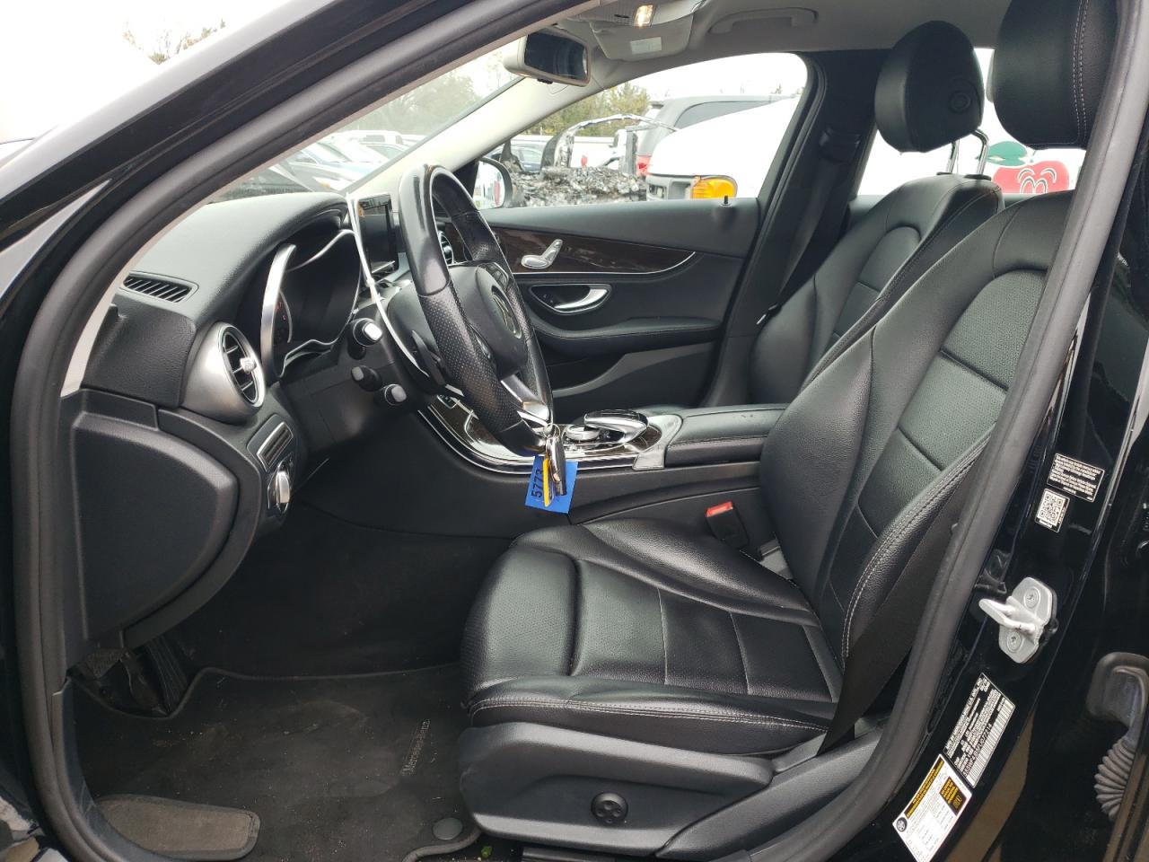 2015 Mercedes-Benz C-klasse VIN 55SWF4JB5FU077214 Copart auction photo, front end damage thumbnail 7