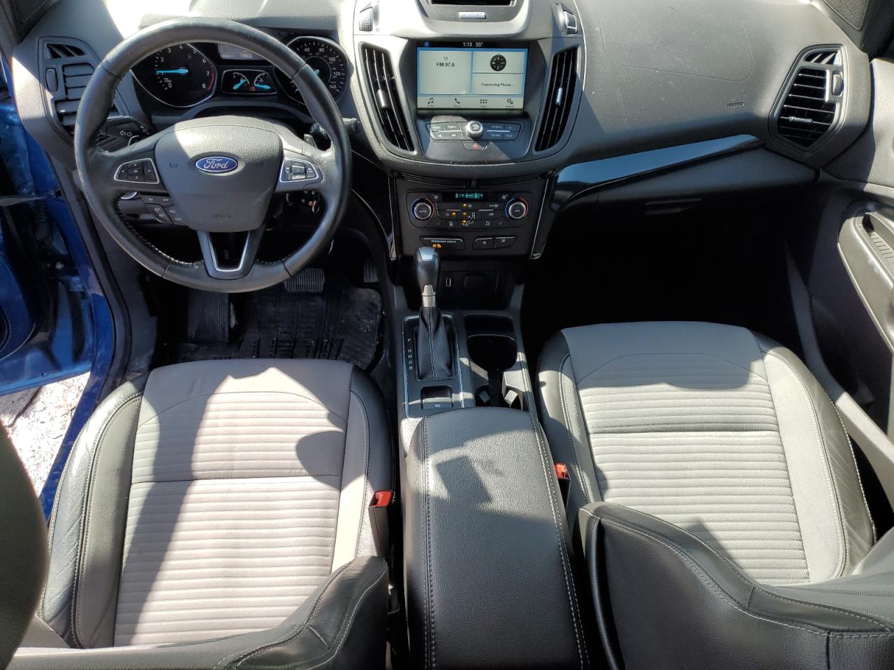 2017 Ford Escape VIN 1FMCU9G93HUD09911 Copart auction photo, front end damage thumbnail 8