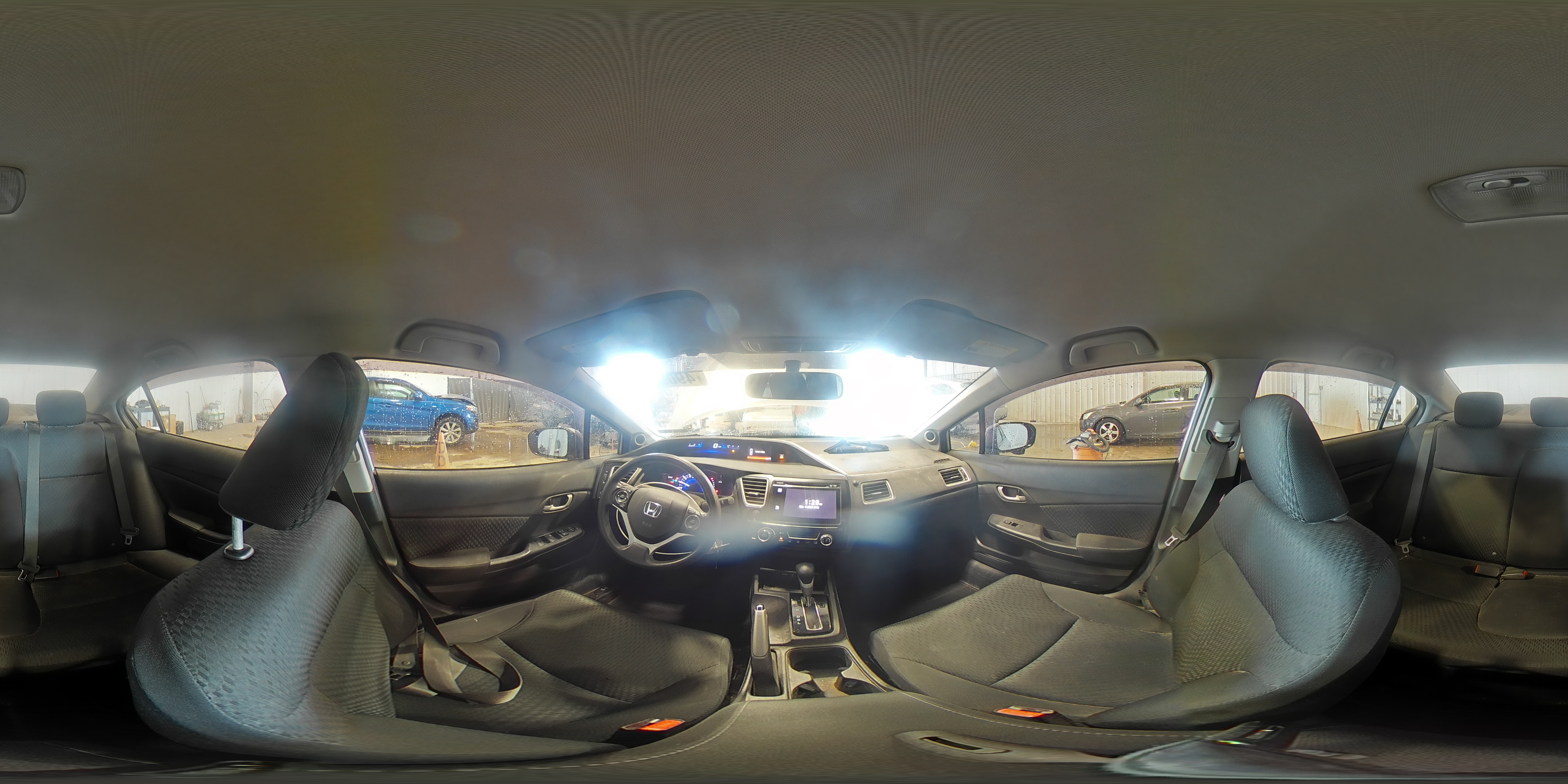 2015 Honda Civic VIN 19XFB2F75FE264352 Copart auction photo, front end damage thumbnail 15