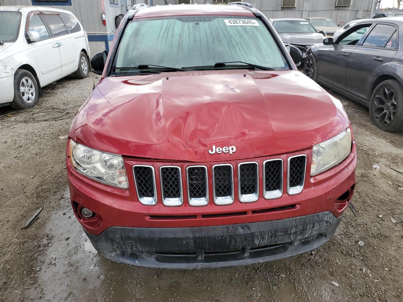 2012 Jeep Compass VIN 1C4NJCBA3CD526422 Copart auction photo, front end damage thumbnail 5