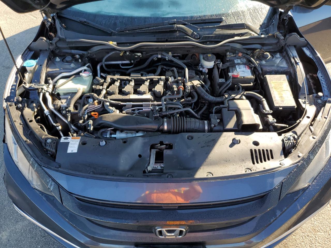 2019 Honda Civic VIN JHMFC1F38KX006761 Copart auction photo, side / front end damage thumbnail 11