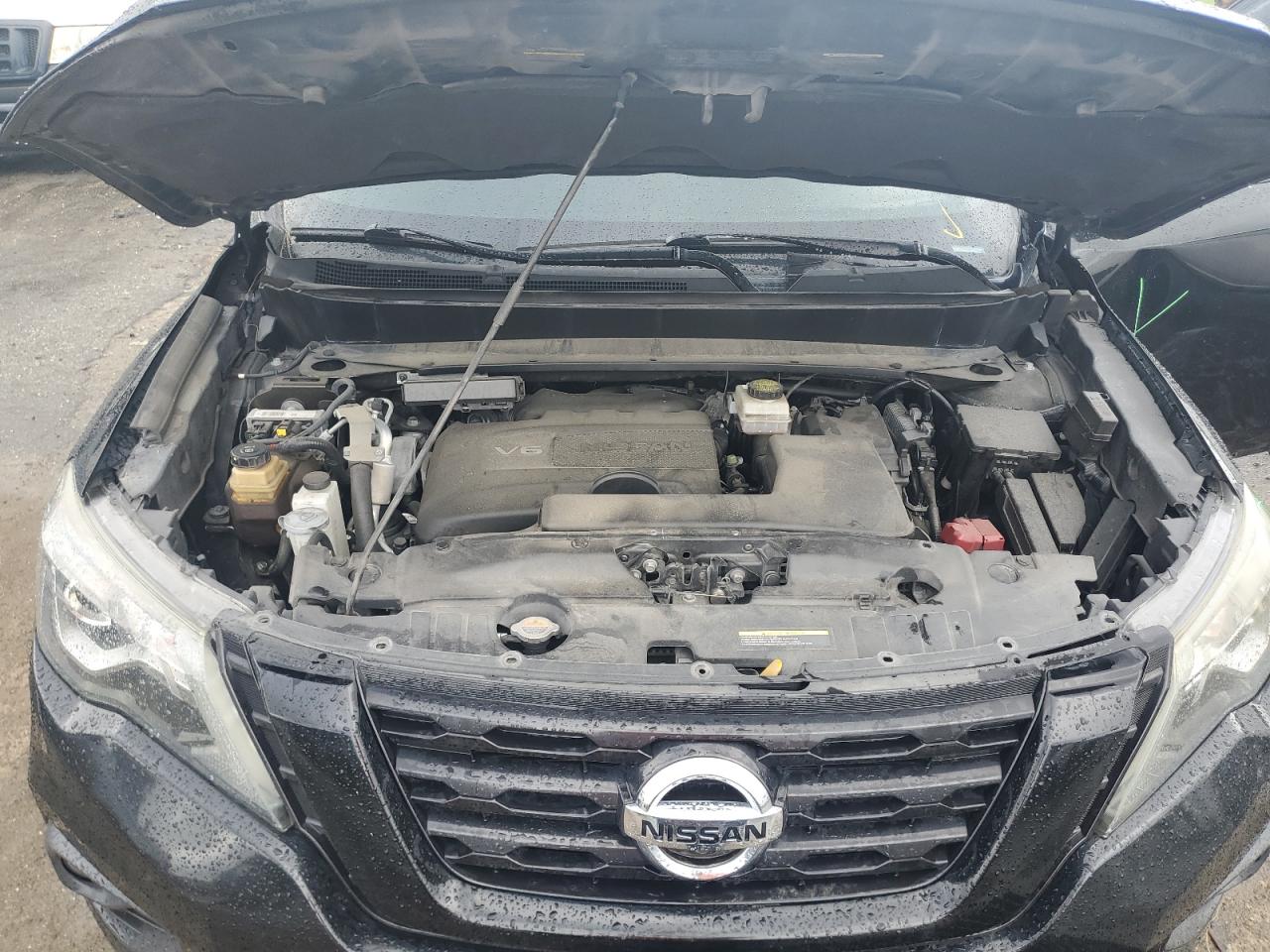 2018 Nissan Pathfinder VIN 5N1DR2MN6JC645269 Copart auction photo, front end / side damage thumbnail 12