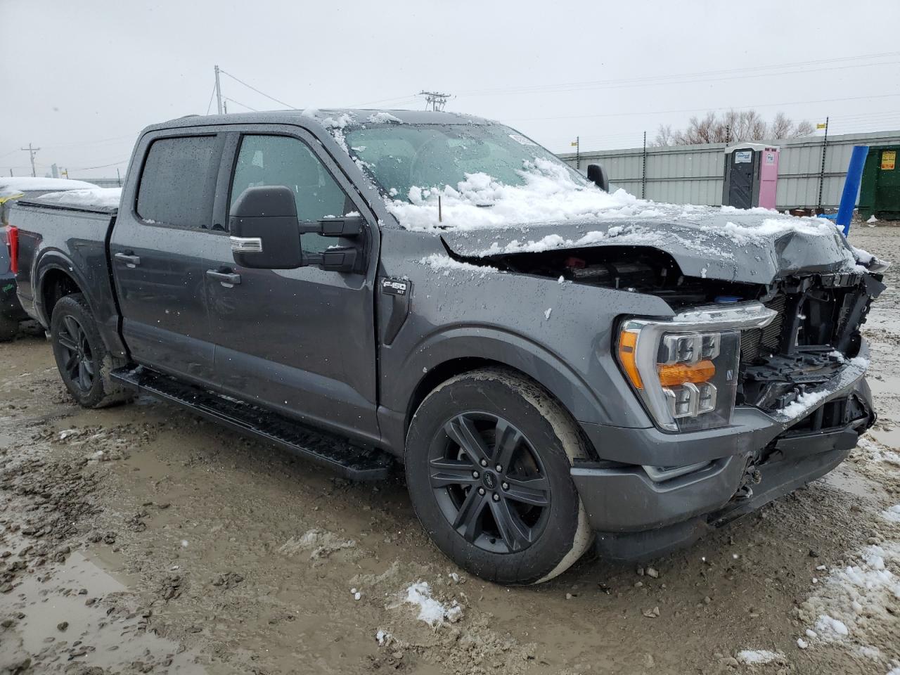 2023 Ford F-150 VIN 1FTEW1EP9PFB32178 Copart auction photo, front end damage thumbnail 4