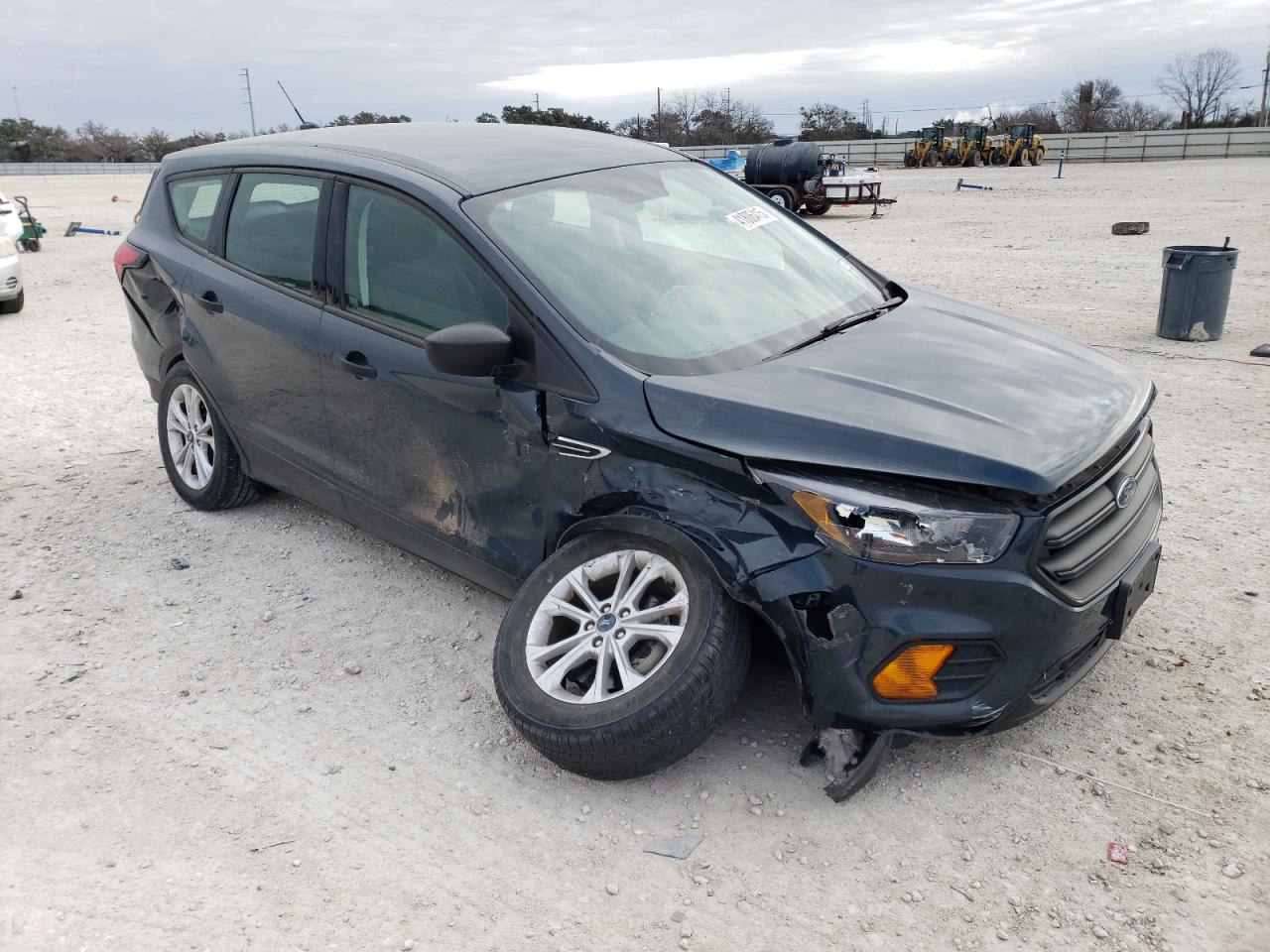 2019 Ford Escape VIN 1FMCU0F72KUB00243 Copart auction photo, all over damage thumbnail 4