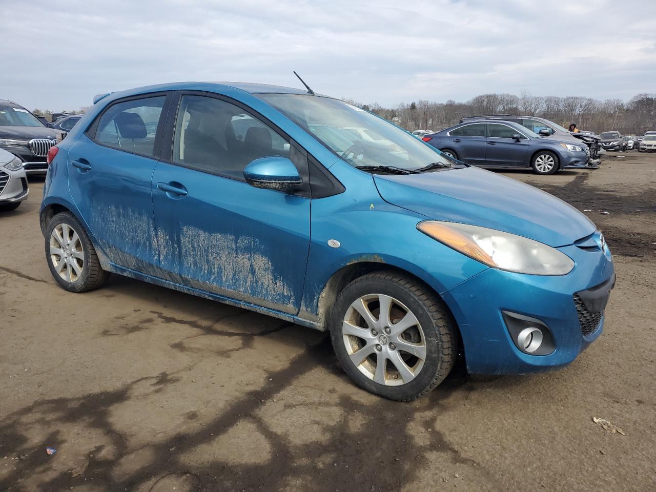 2011 Mazda 2 VIN JM1DE1HZ8B0110597 Copart auction photo, front end damage thumbnail 4
