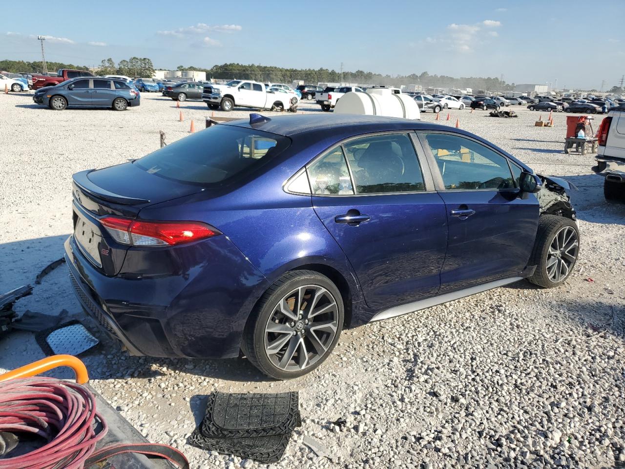 2020 Toyota Corolla VIN JTDP4RCE6LJ013235 Copart auction photo, side damage thumbnail 3