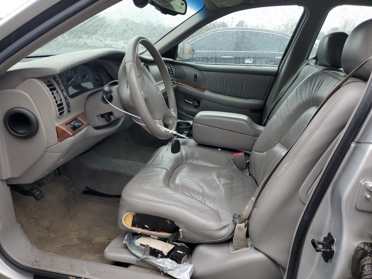 2001 Buick Park Avenue VIN 1G4CW54K814172366 Copart auction photo, burn damage thumbnail 7
