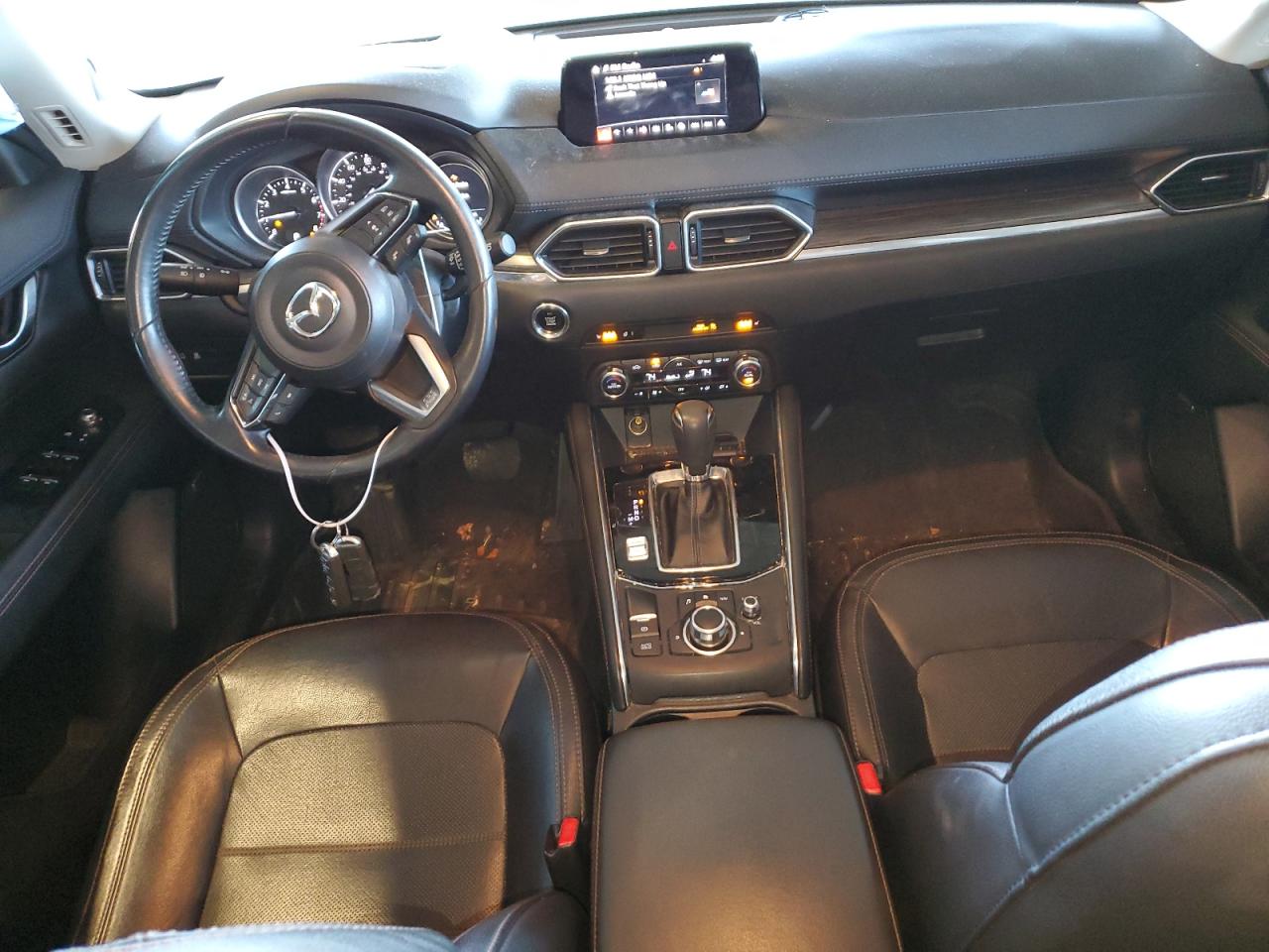 2018 Mazda CX-5 VIN JM3KFADM7J1384159 Copart auction photo, side / undercarriage damage thumbnail 8