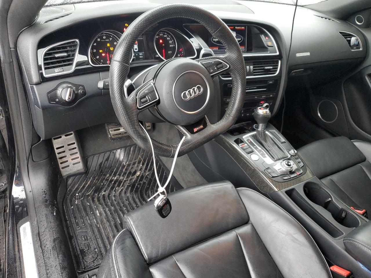 2014 Audi RS5 VIN WUAC6AFR6EA902406 Copart auction photo, side / rear end damage thumbnail 8