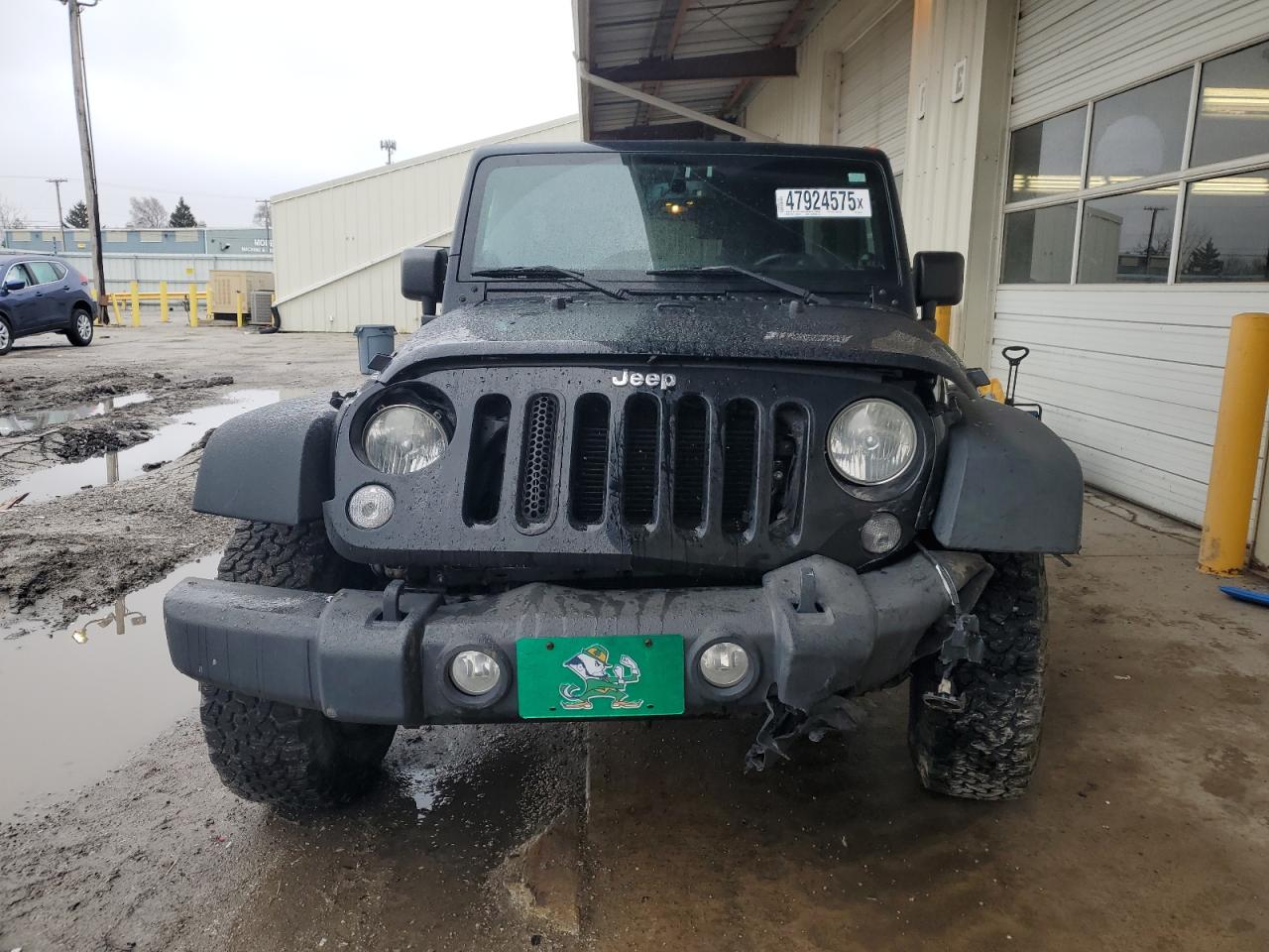 2014 Jeep Wrangler VIN 1C4BJWDG2EL319714 Copart auction photo, front end damage thumbnail 5