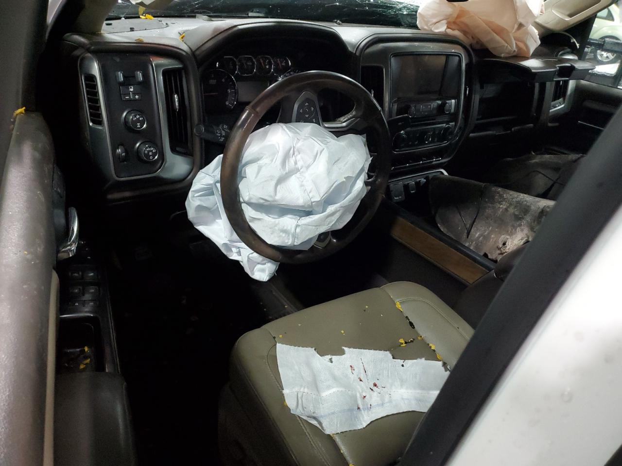 2015 Chevrolet Silverado VIN 1GC1KWEG8FF160110 Copart auction photo, rollover damage thumbnail 8