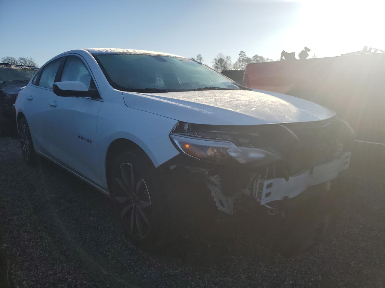 2020 Chevrolet Malibu VIN 1G1ZG5STXLF154667 Copart auction photo, front end damage thumbnail 4