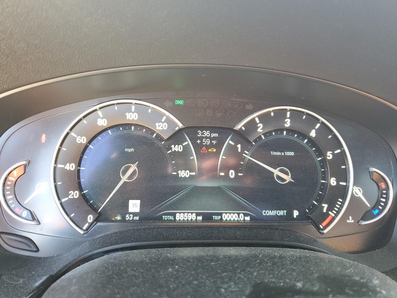 2018 BMW 5er VIN WBAJE5C57JG917534 Copart auction photo, rear end / minor dent/scratches damage thumbnail 9