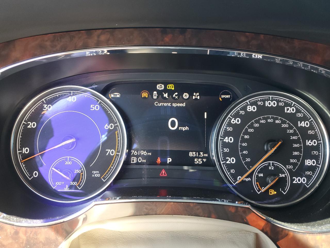 2018 Bentley Bentayga VIN SJAAC4ZV0JC020171 Copart auction photo, side / rear end damage thumbnail 9