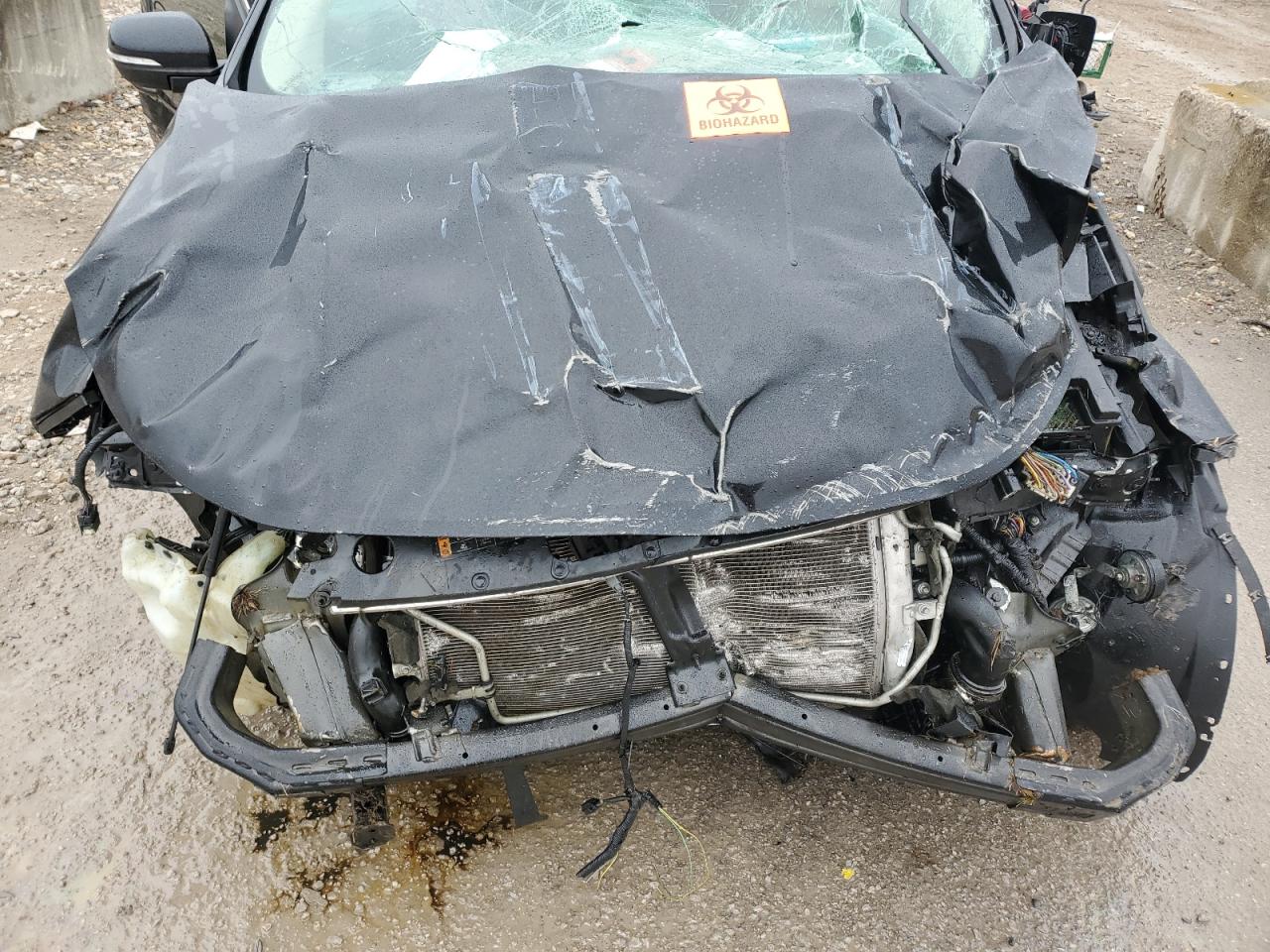 2018 Ford Edge VIN 2FMPK4J95JBB08879 Copart auction photo, all over damage thumbnail 13