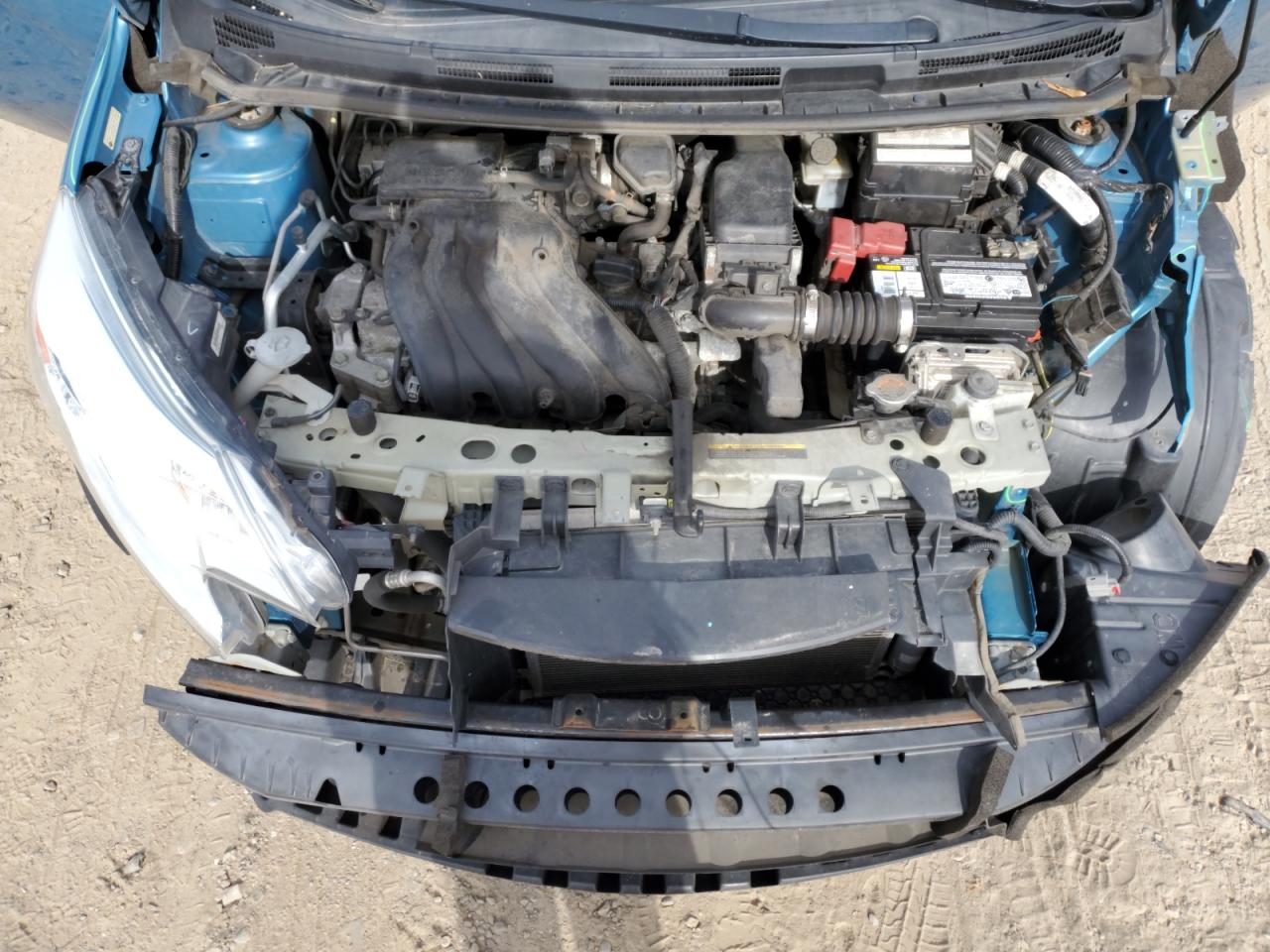 2016 Nissan Versa VIN 3N1CE2CPXGL390463 Copart auction photo, front end / side damage thumbnail 11