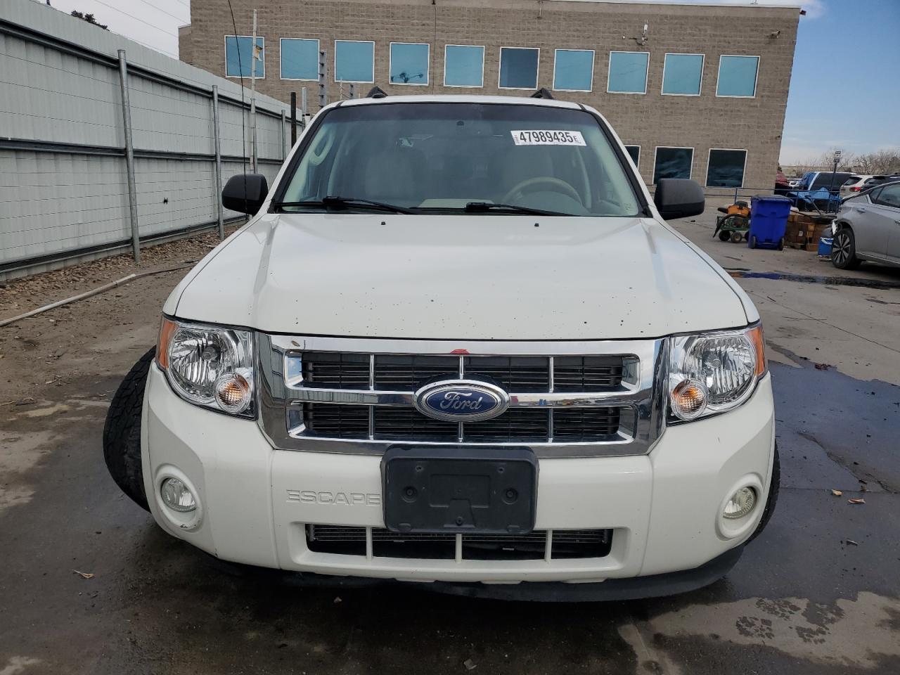 2012 Ford Escape VIN 1FMCU9DG7CKB04017 Copart auction photo, front end damage thumbnail 5
