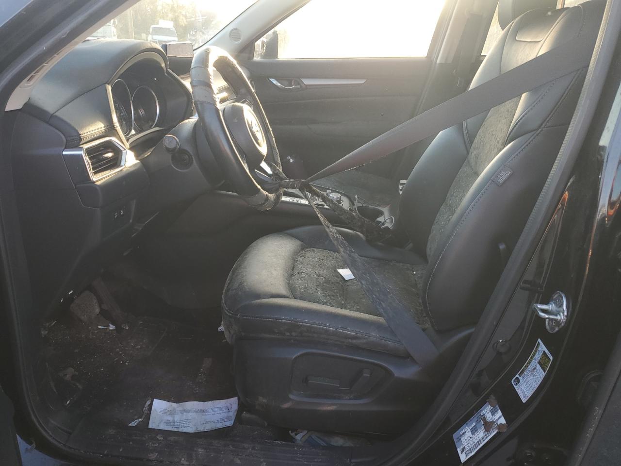 2020 Mazda CX-5 VIN JM3KFACM0L0829092 Copart auction photo, side / water/flood damage thumbnail 7