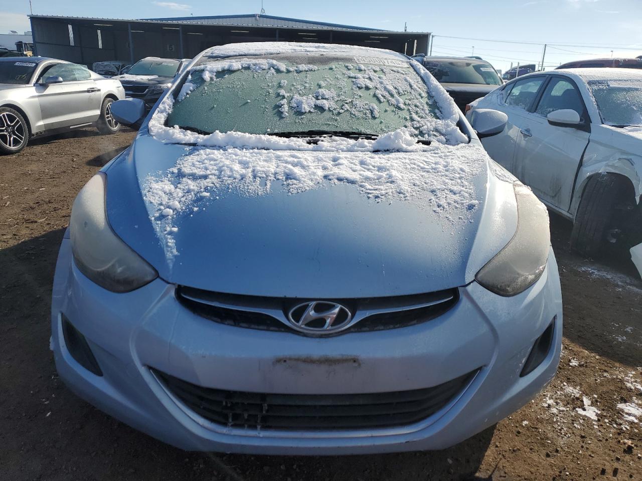 2013 Hyundai Elantra VIN KMHDH4AE4DU725350 Copart auction photo, side damage thumbnail 5