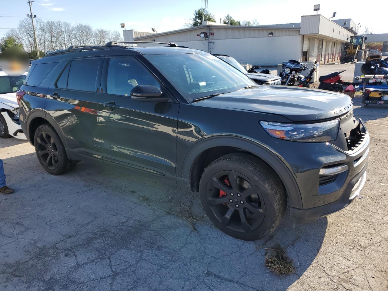 2022 Ford Explorer VIN 1FM5K8GC0NGC20862 Copart auction photo, front end / undercarriage damage thumbnail 4