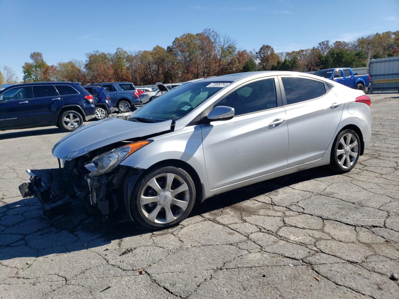2013 Hyundai Elantra VIN 5NPDH4AE9DH281316