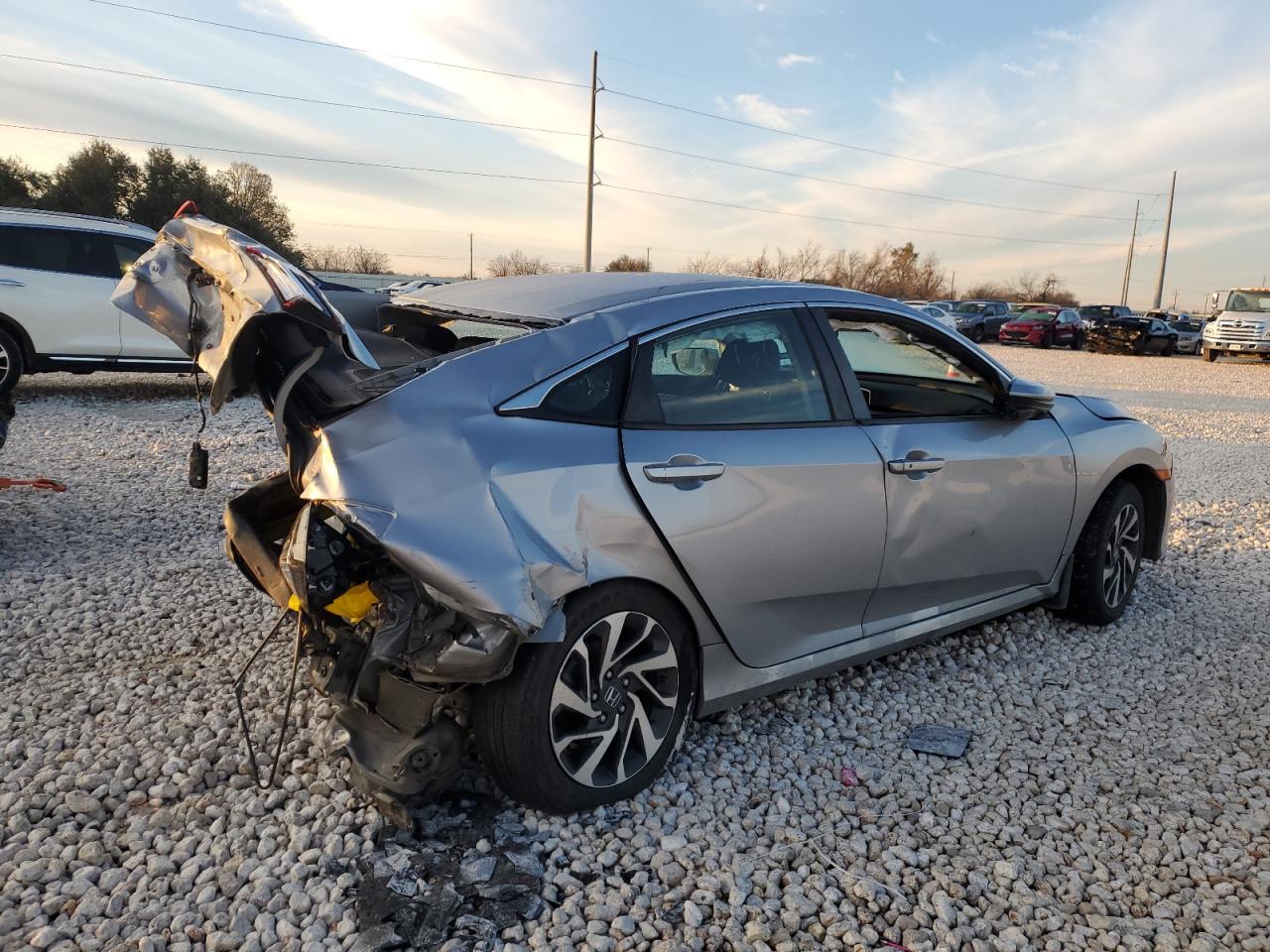 2016 Honda Civic VIN 2HGFC2F78GH544237 Copart auction photo, all over damage thumbnail 3