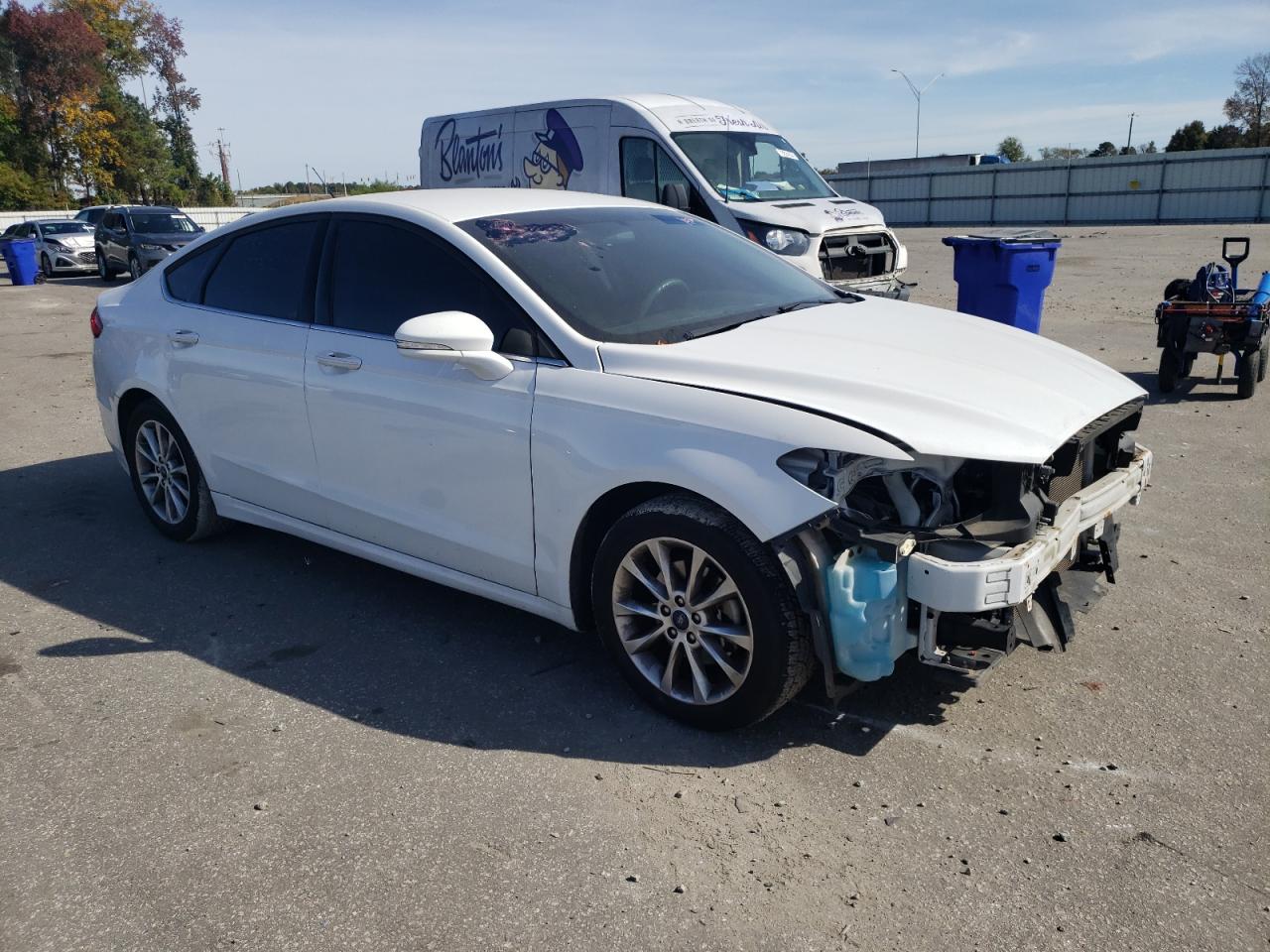 2017 Ford Fusion VIN 3FA6P0H73HR153397 Copart auction photo, front end damage thumbnail 4