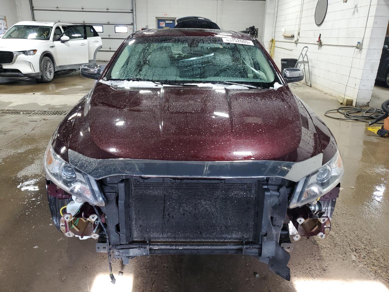 2011 Ford Taurus VIN 1FAHP2FW1BG163570 Copart auction photo, front end / side damage thumbnail 5