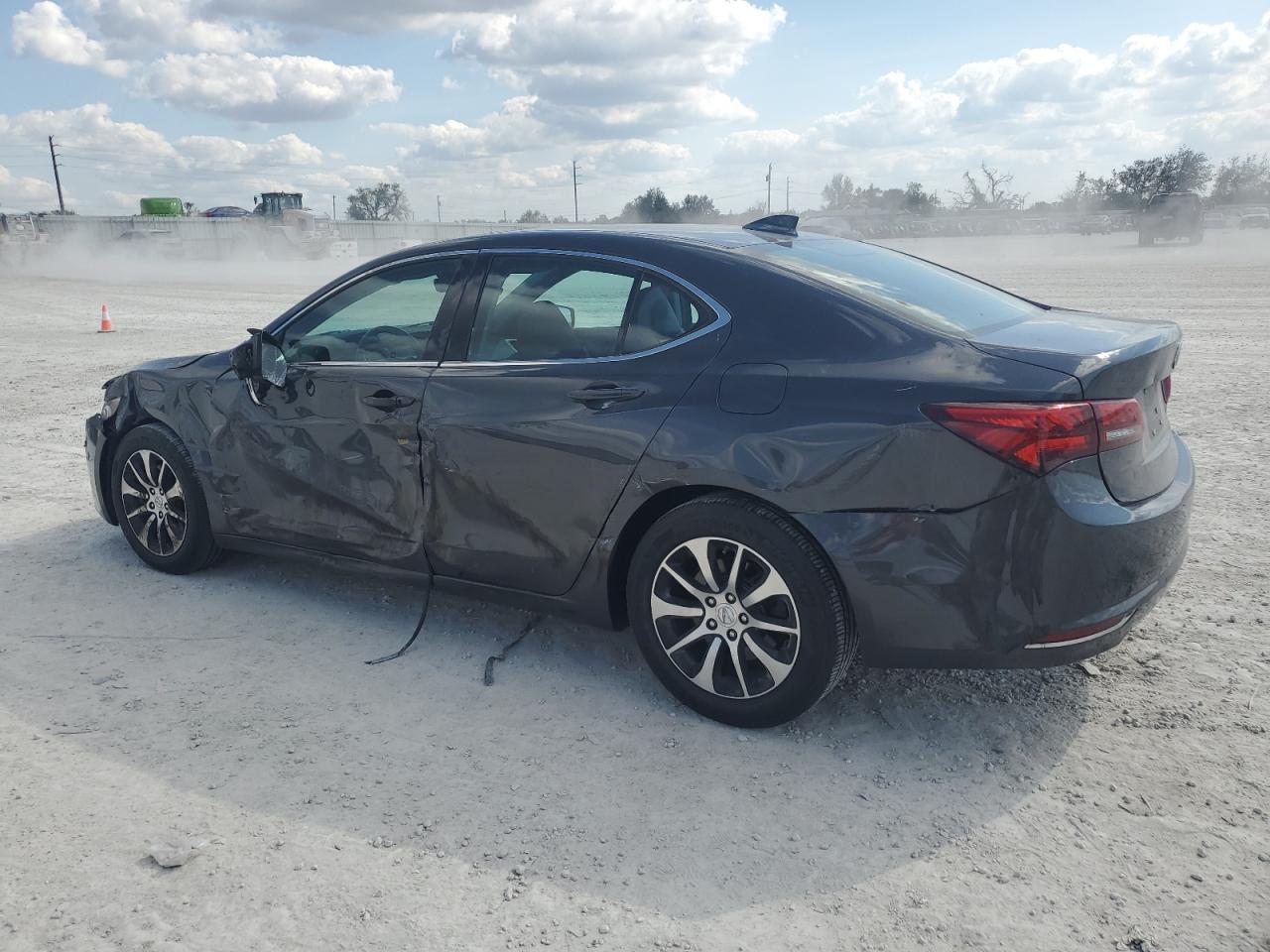 2016 Acura TLX VIN 19UUB1F50GA015446 Copart auction photo, side damage thumbnail 2