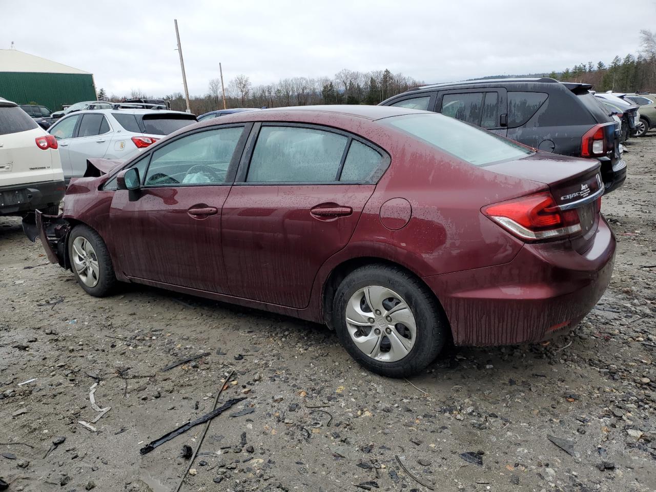 2015 Honda Civic VIN 19XFB2F51FE293832 Copart auction photo, front end / minor dent/scratches damage thumbnail 2