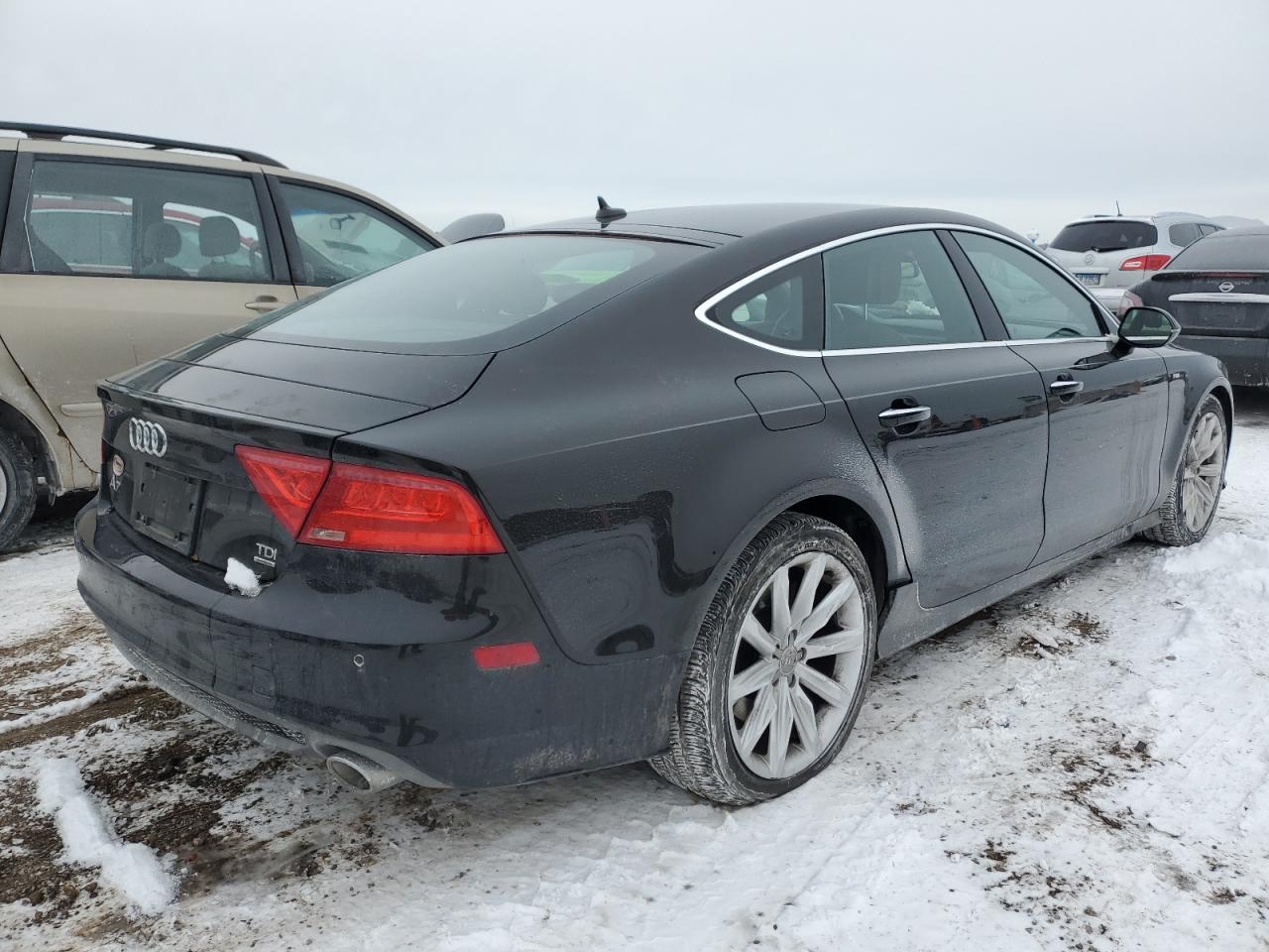 2015 Audi A7 VIN WAU2MAFC1FN056543 Copart auction photo, front end / mechanical damage thumbnail 3