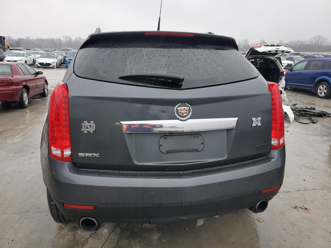 2010 Cadillac SRX VIN 3GYFNBEY8AS596386 Copart auction photo, side damage thumbnail 6