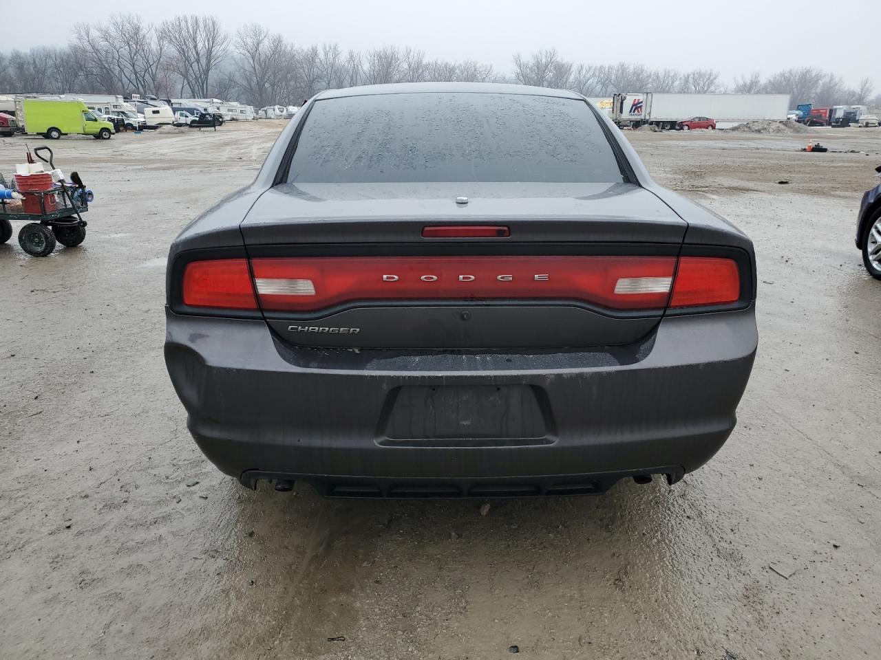 2014 Dodge Charger VIN 2C3CDXAG1EH207879 Copart auction photo, side / rear end damage thumbnail 6