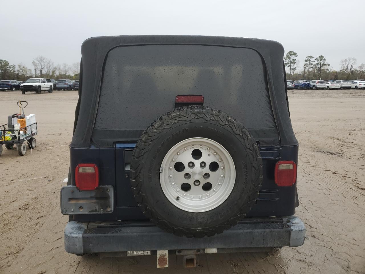 2001 Jeep Wrangler VIN 1J4FA49S41P306916 Copart auction photo, front end damage thumbnail 6