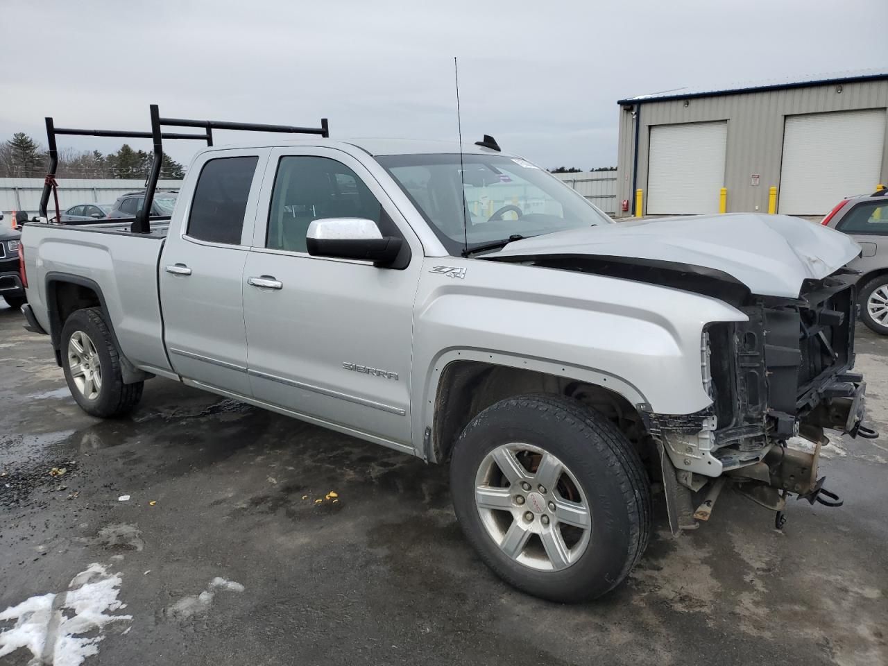 2015 GMC Sierra VIN 1GTV2VEC5FZ432412 Copart auction photo, front end damage thumbnail 4