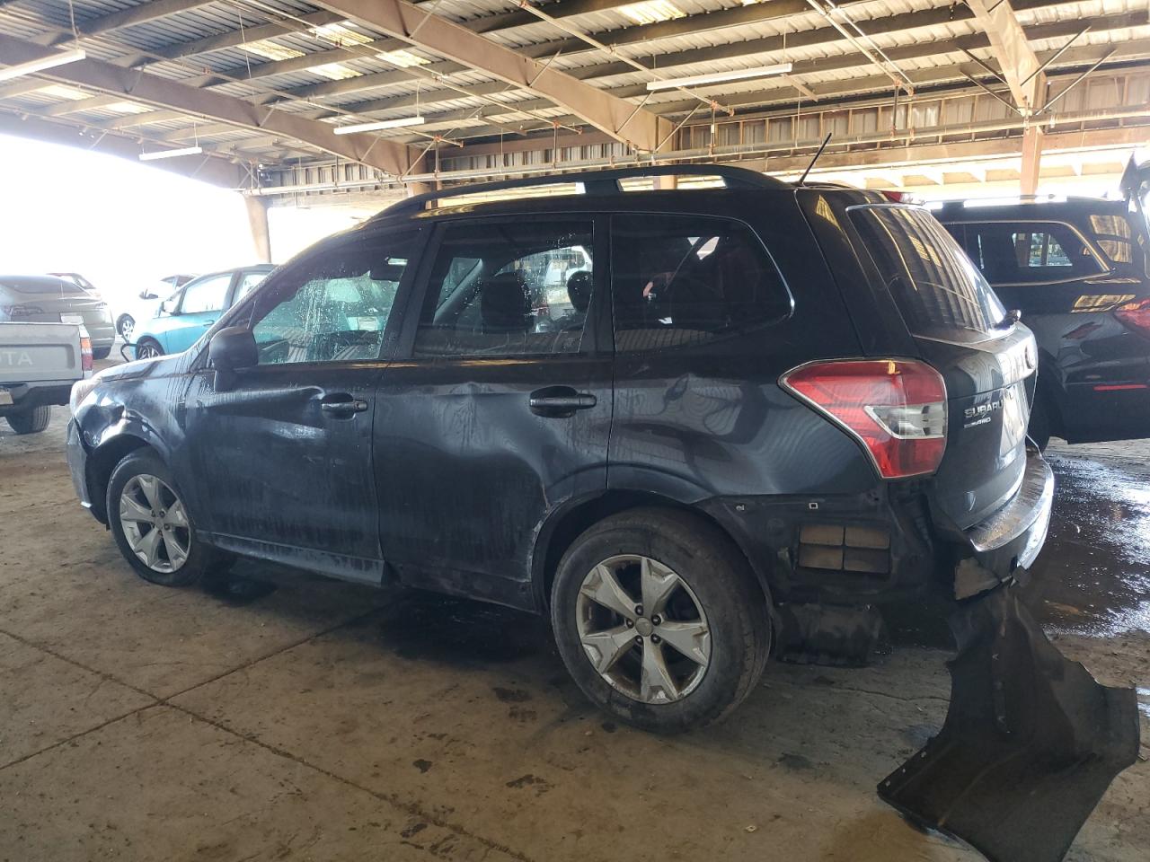 2015 Subaru Forester VIN JF2SJABC6FH452808 Copart auction photo, all over damage thumbnail 2