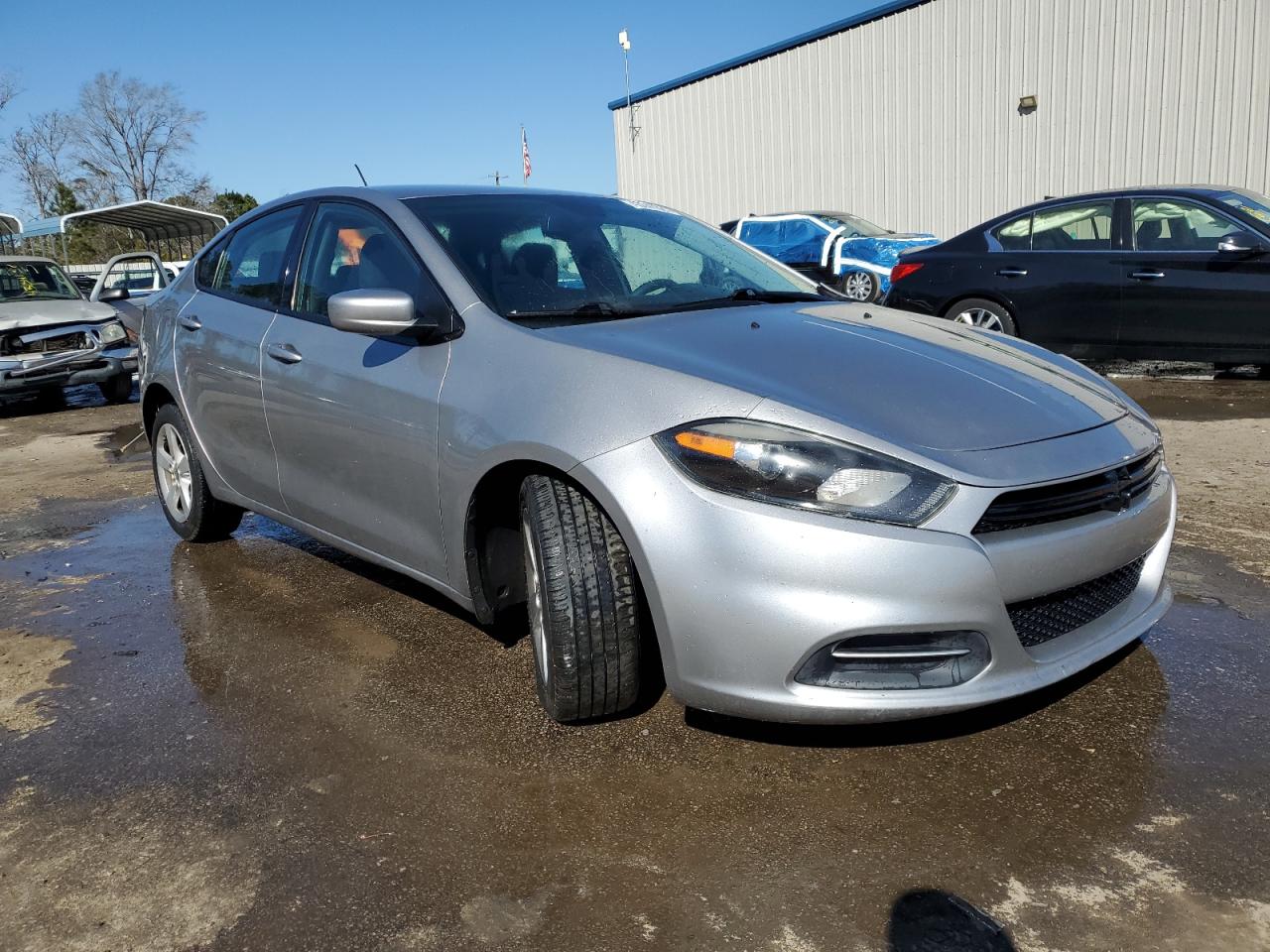 2016 Dodge Dart VIN 1C3CDFBA0GD660265 Copart auction photo, front end / side damage thumbnail 4